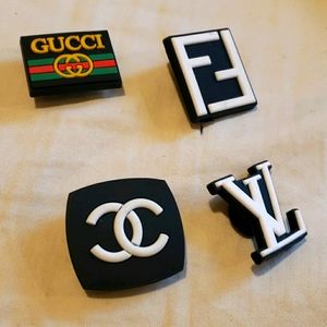 Designer inspired croc charms